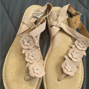 Boc Cream Floral Sandals